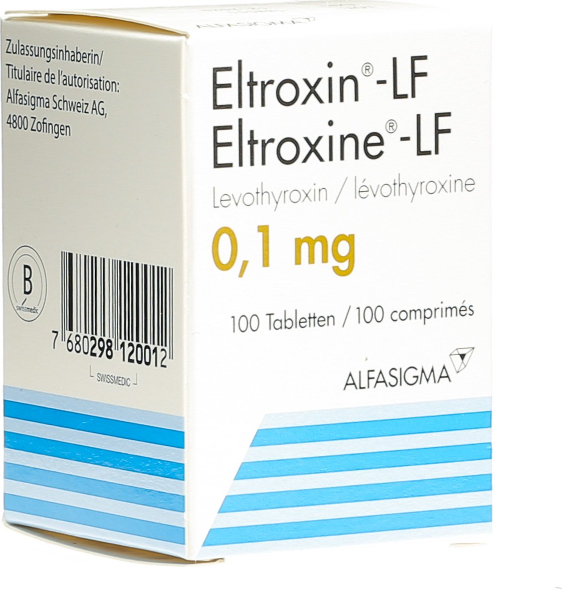 Eltroxin-LF, 0.1 mg, Tabletten