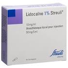 Lidocain Streuli Ampullen 10 mg/ml, Injektionslösung