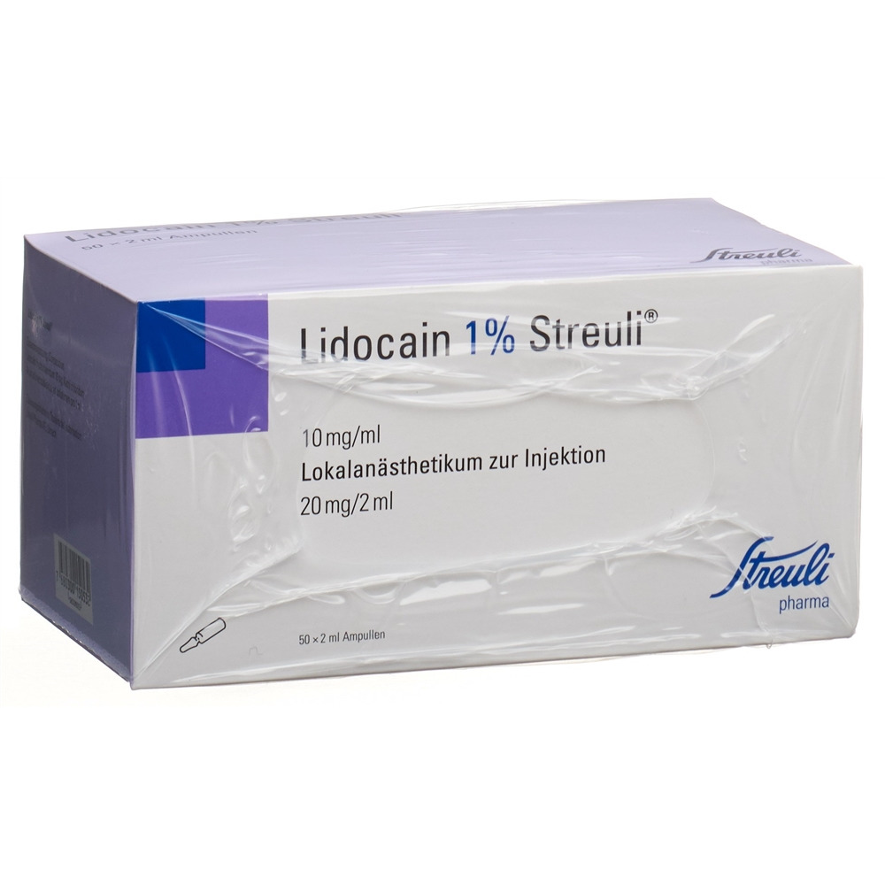 Lidocain Streuli Durchstechflaschen 20 mg/ml, Injektionslösung