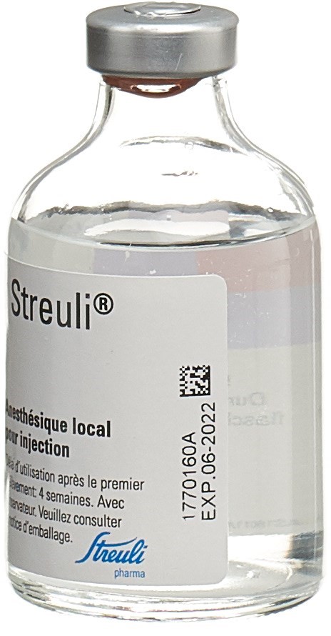 Lidocaïne Streuli Flacons 20mg/ml, 1x50ml