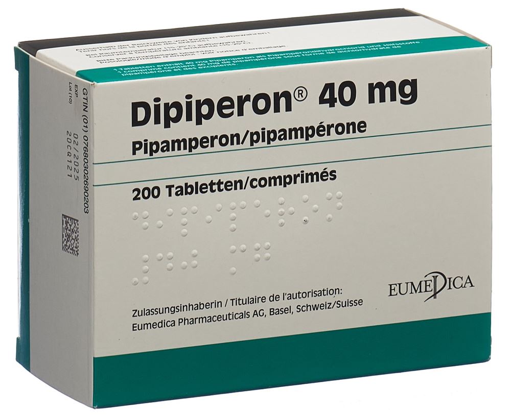 Dipiperon, Tabletten