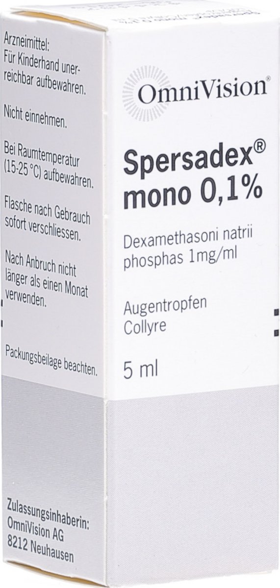 Spersadex mono 0.1%, Augentropfen