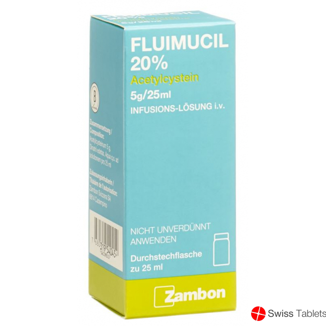 Fluimucil 20 %, soluzione per infusione