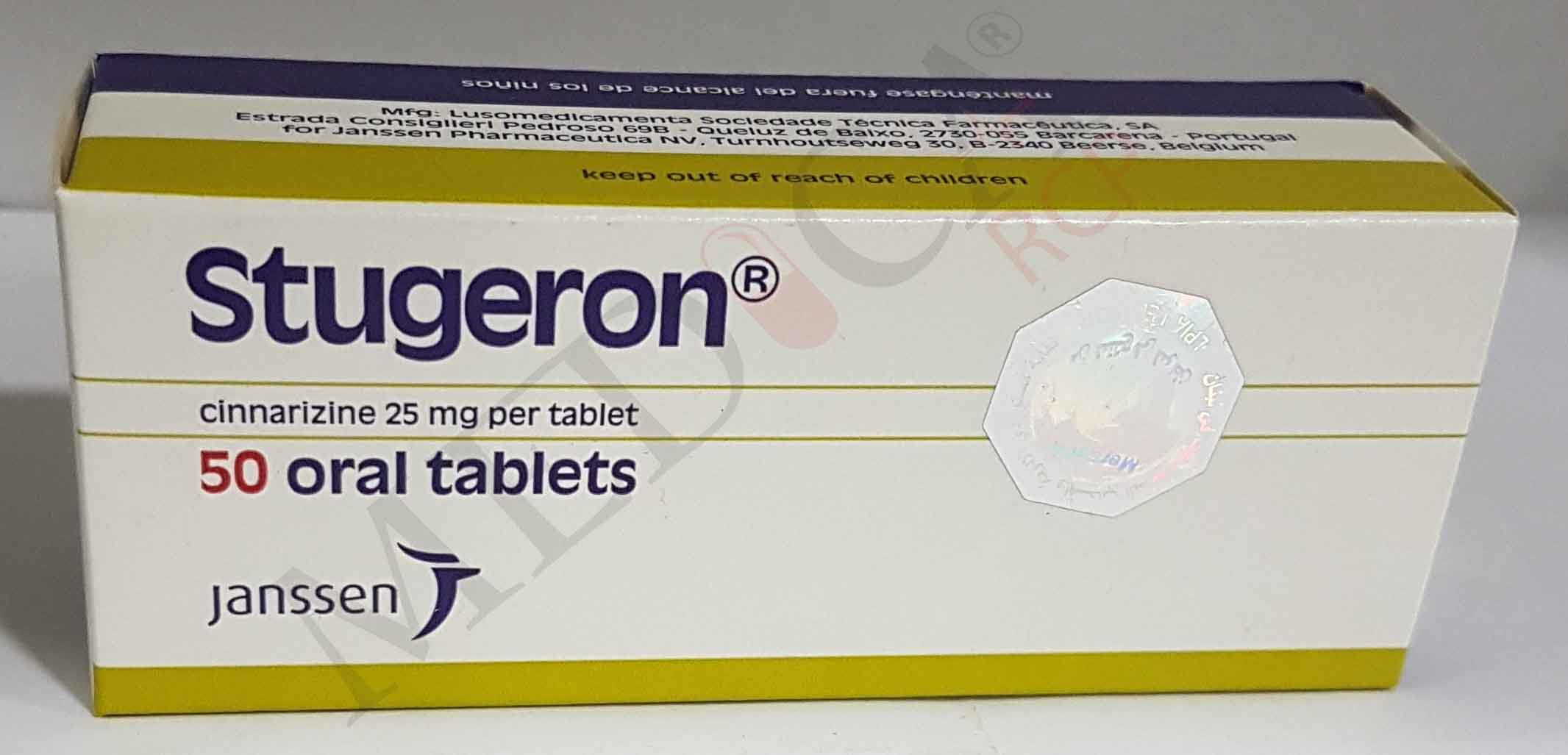 Stugeron, Tabletten