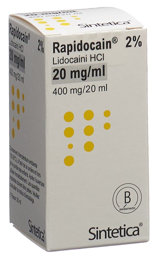 RAPIDOCAIN 400 mg/20ml s cons vial 20 ml