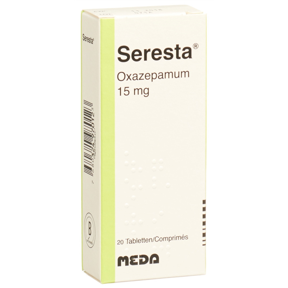 Seresta, Tabletten