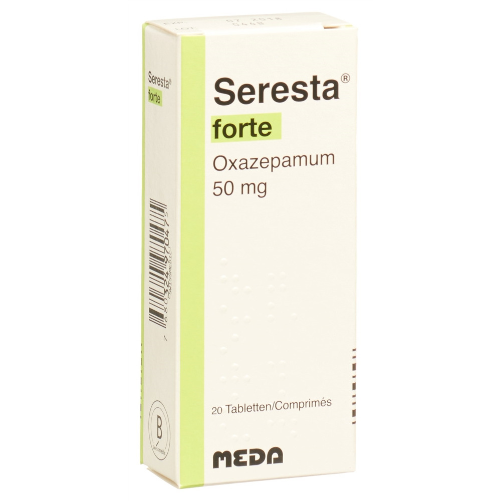 Seresta forte, Tabletten