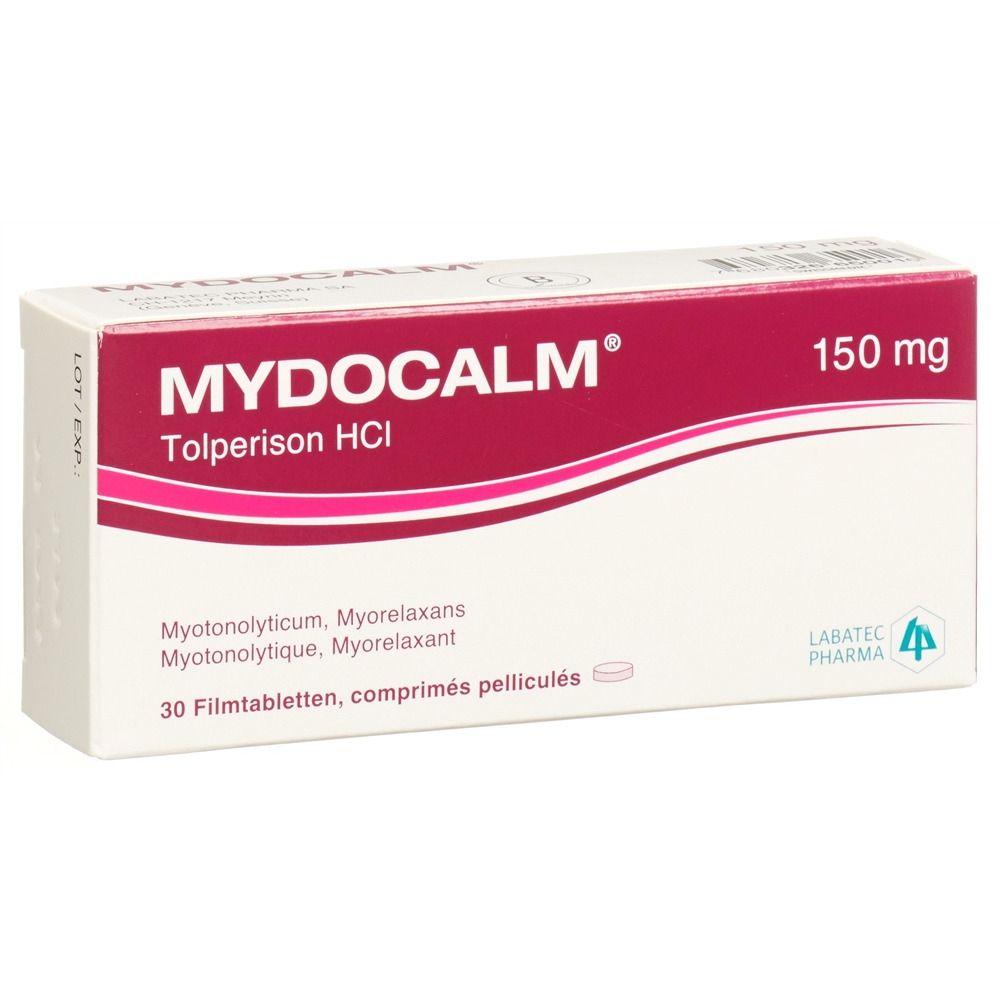 Mydocalm, comprimés pelliculés