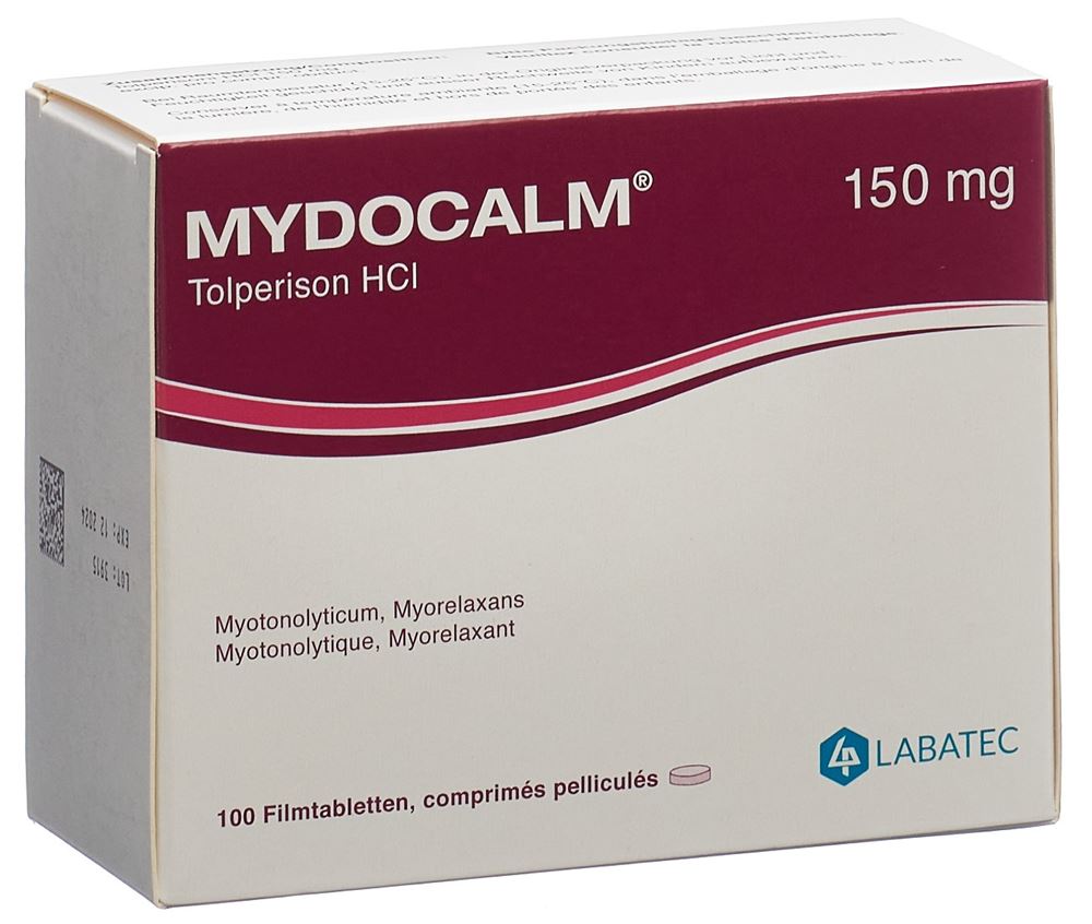 MYDOCALM cpr pell 150 mg 100 pce