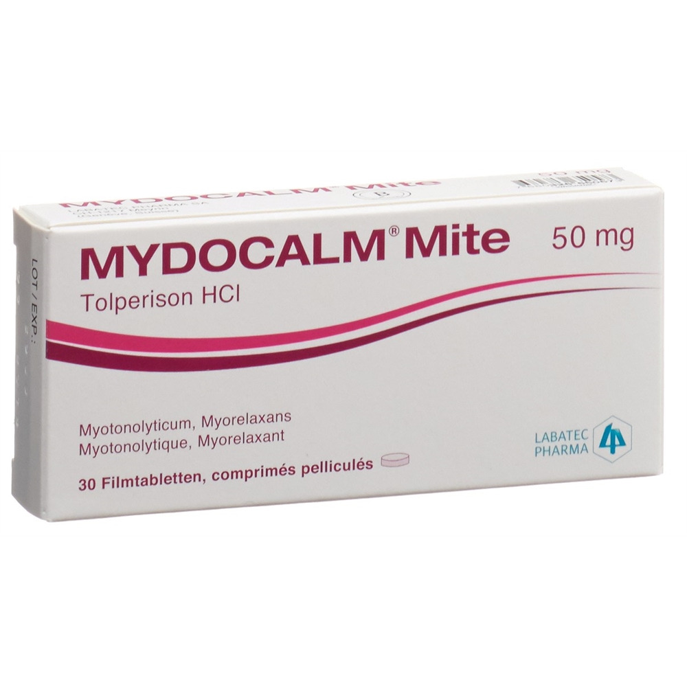 Mydocalm mite, comprimés pelliculés