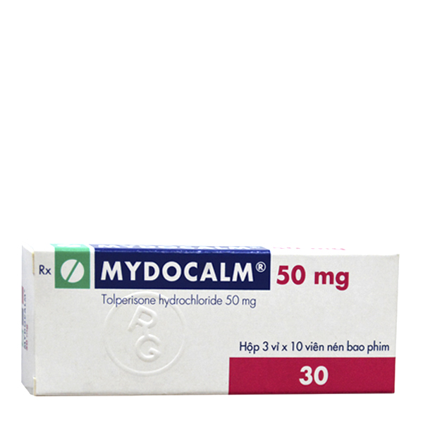 Mydocalm mite, comprimés pelliculés