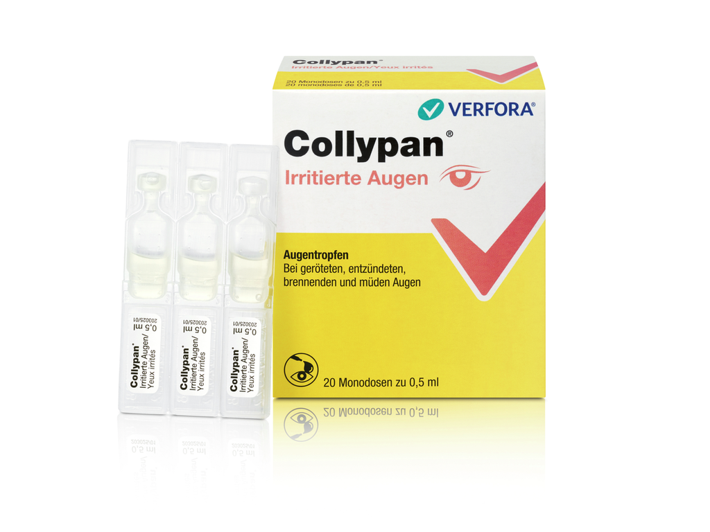 Collypan yeux irrités, collyre en solution (monodoses)