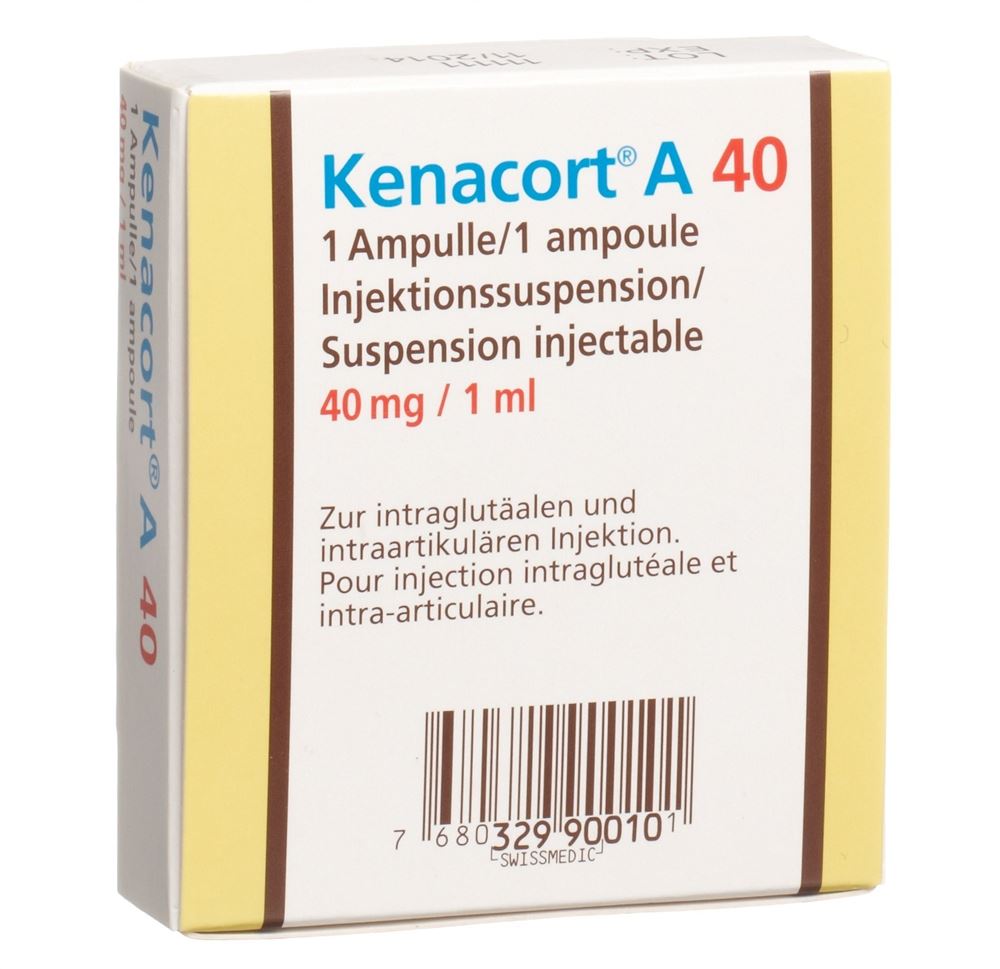 KENACORT A 40 susp inj 40 mg/ml amp 1 ml
