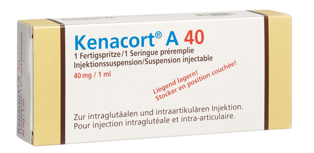 KENACORT A 40 susp inj 40 mg/ml amp ser 1 ml