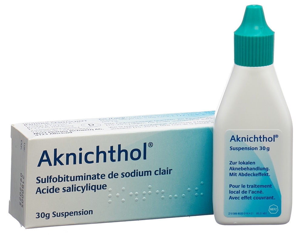 AKNICHTHOL susp fl 30 g