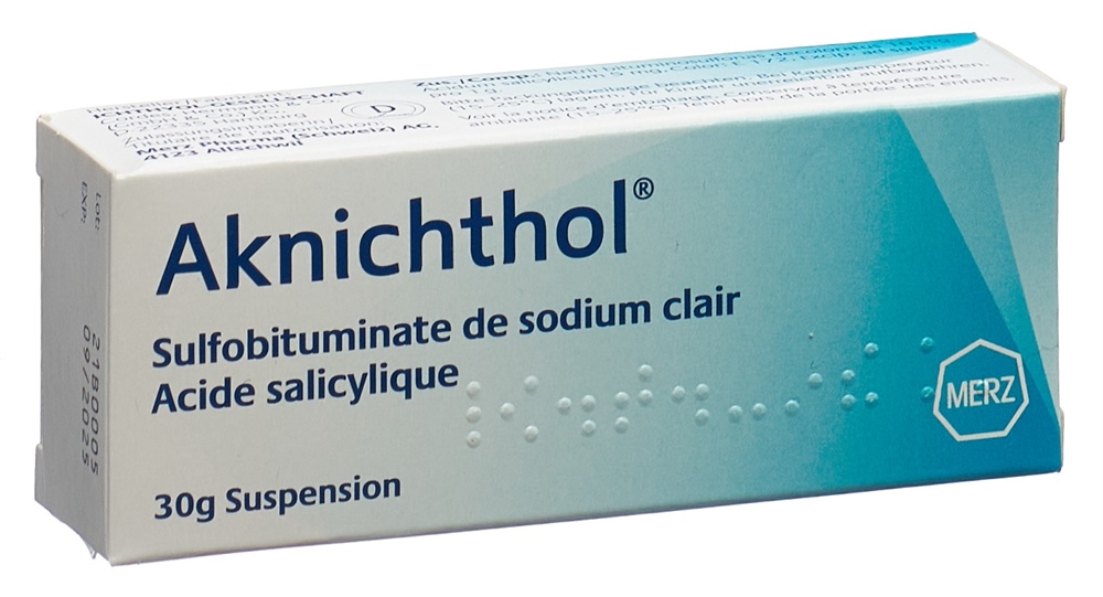 AKNICHTHOL susp fl 30 g