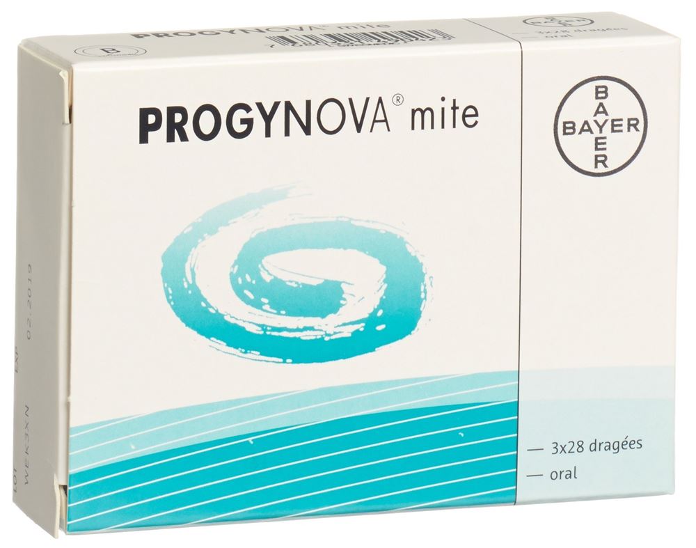 PROGYNOVA mite drag 1 mg 3 x 28 pce