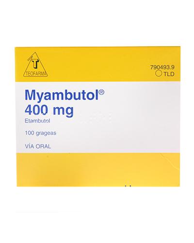 Myambutol 400mg, comprimés pelliculés