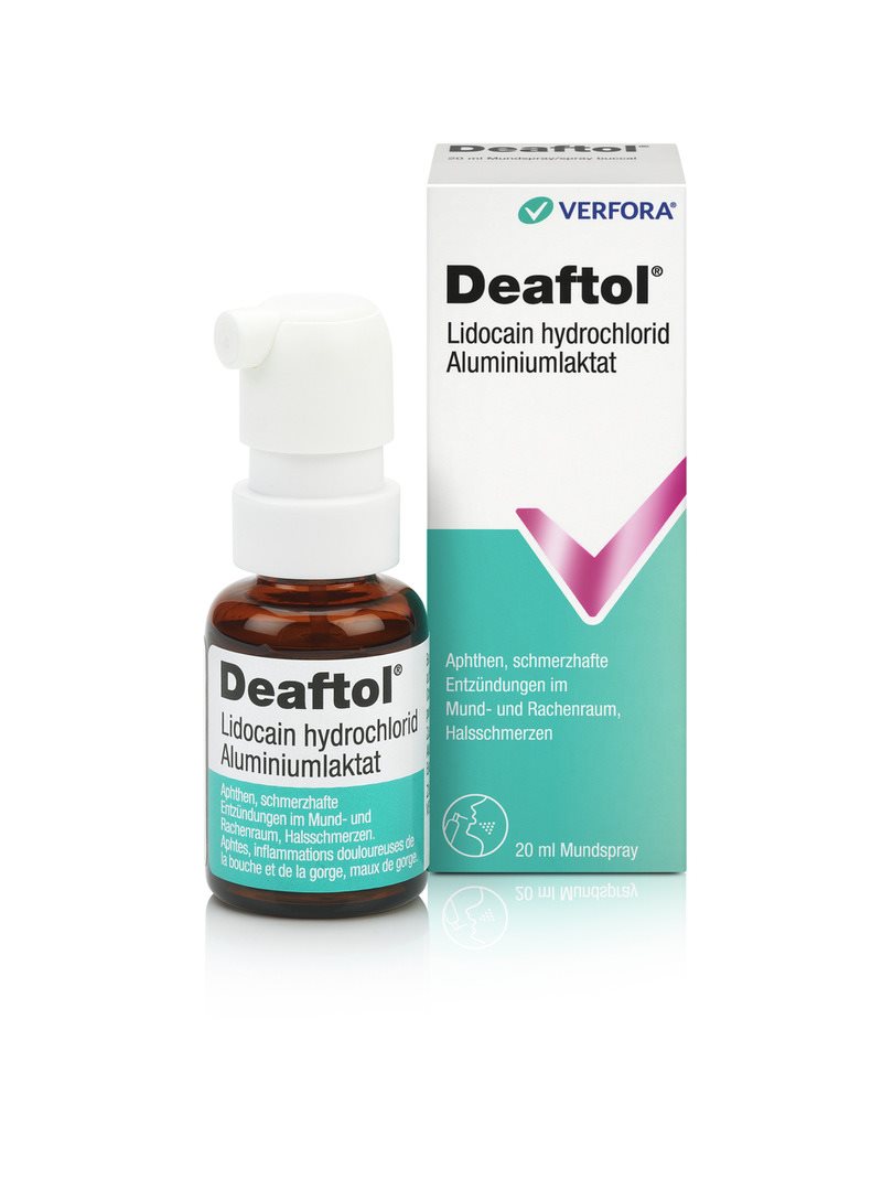 DEAFTOL spray buccal av lidocaïne 20 ml