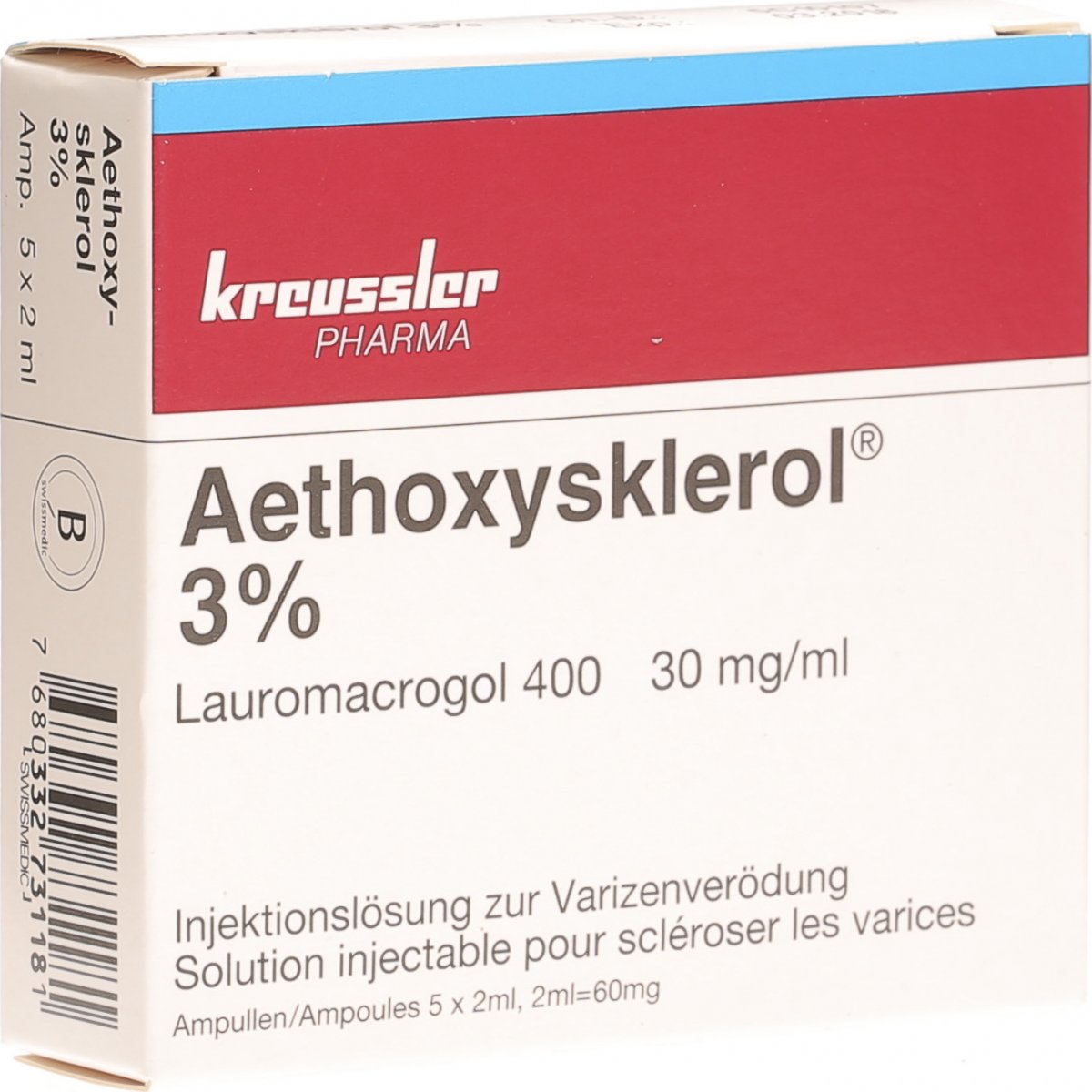 Aethoxysklerol 3 %, Injektionslösung