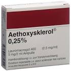 Aethoxysklerol 0.25 %, Injektionslösung