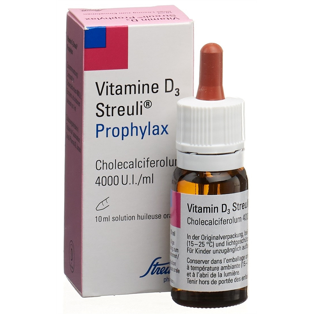 VITAMINE D3 Streuli 4000 UI/ml Prophylax fl 10 ml