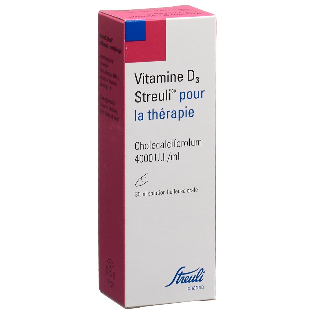 VITAMINE D3 Streuli 4000 UI/ml pour thérapie 30 ml