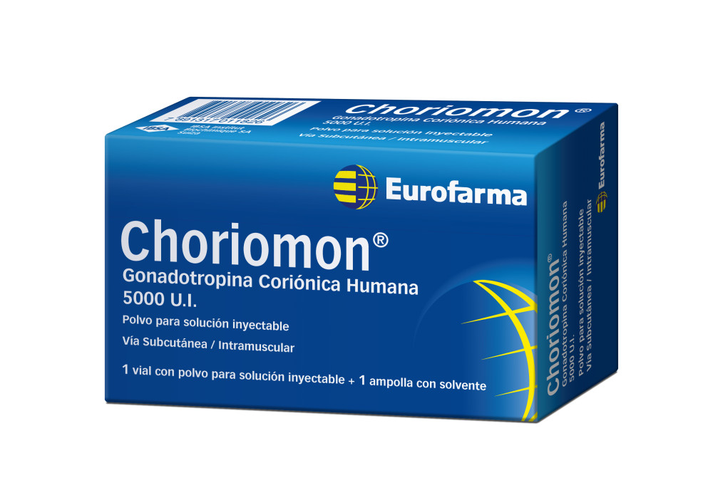 Choriomon 1000, polvere e solvente per soluzione iniettabile (siringa preriempita con solvente)