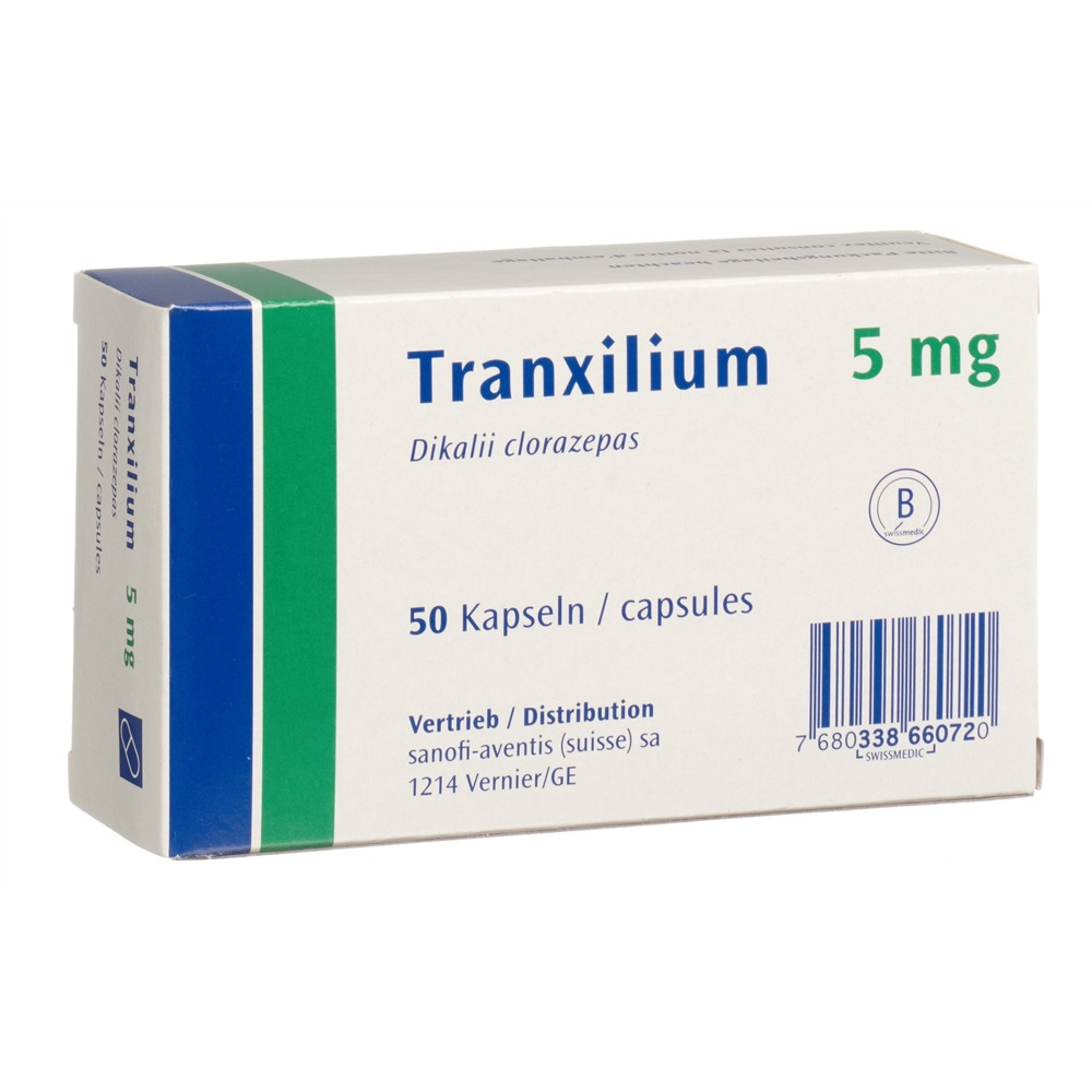 TRANXILIUM caps 5 mg 50 pce