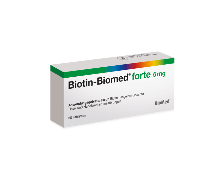 Biotin-Biomed forte 5 mg, Tabletten