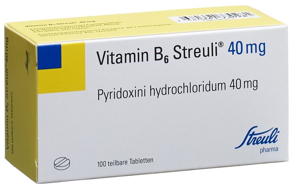 VITAMINE B6 Streuli cpr 40 mg 100 pce