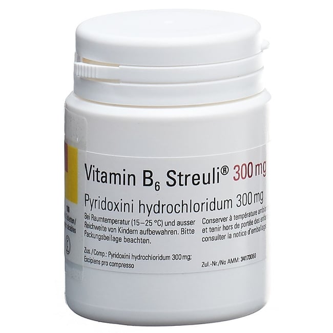 Vitamin B6 Streuli 300 mg, Tabletten