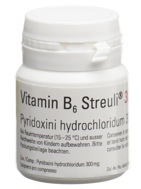 VITAMINE B6 Streuli cpr 300 mg bte 20 pce