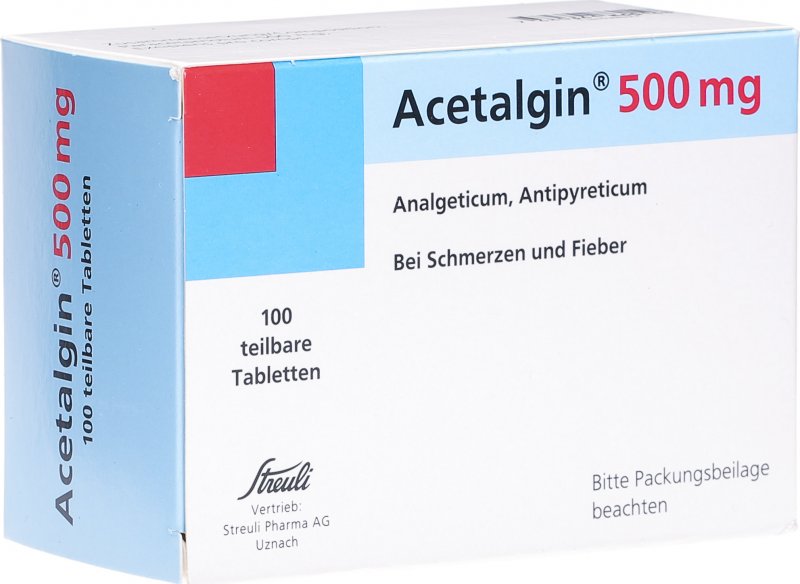 ACETALGINE cpr 500 mg 5 x 100 pce