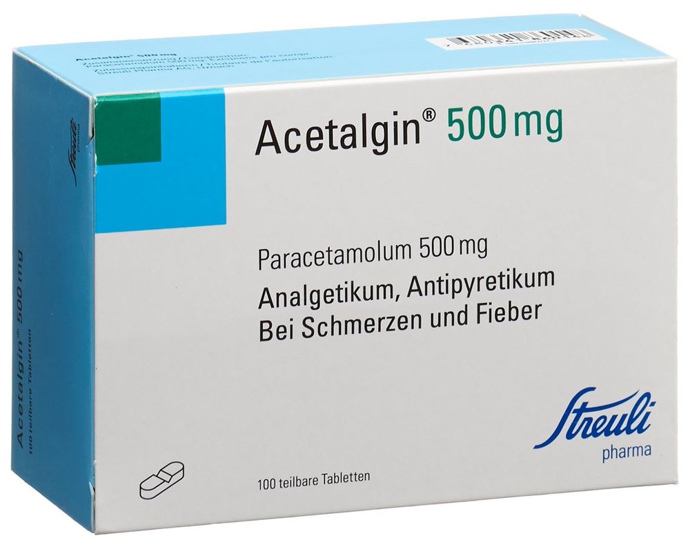 ACETALGINE cpr 500 mg 100 pce