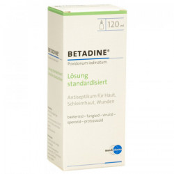 Betadine solution standard, sol (ancien), 120 ml