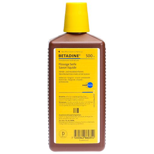 BETADINE savon liq fl 500 ml