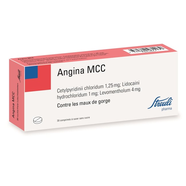 Angina MCC, Lutschtabletten
