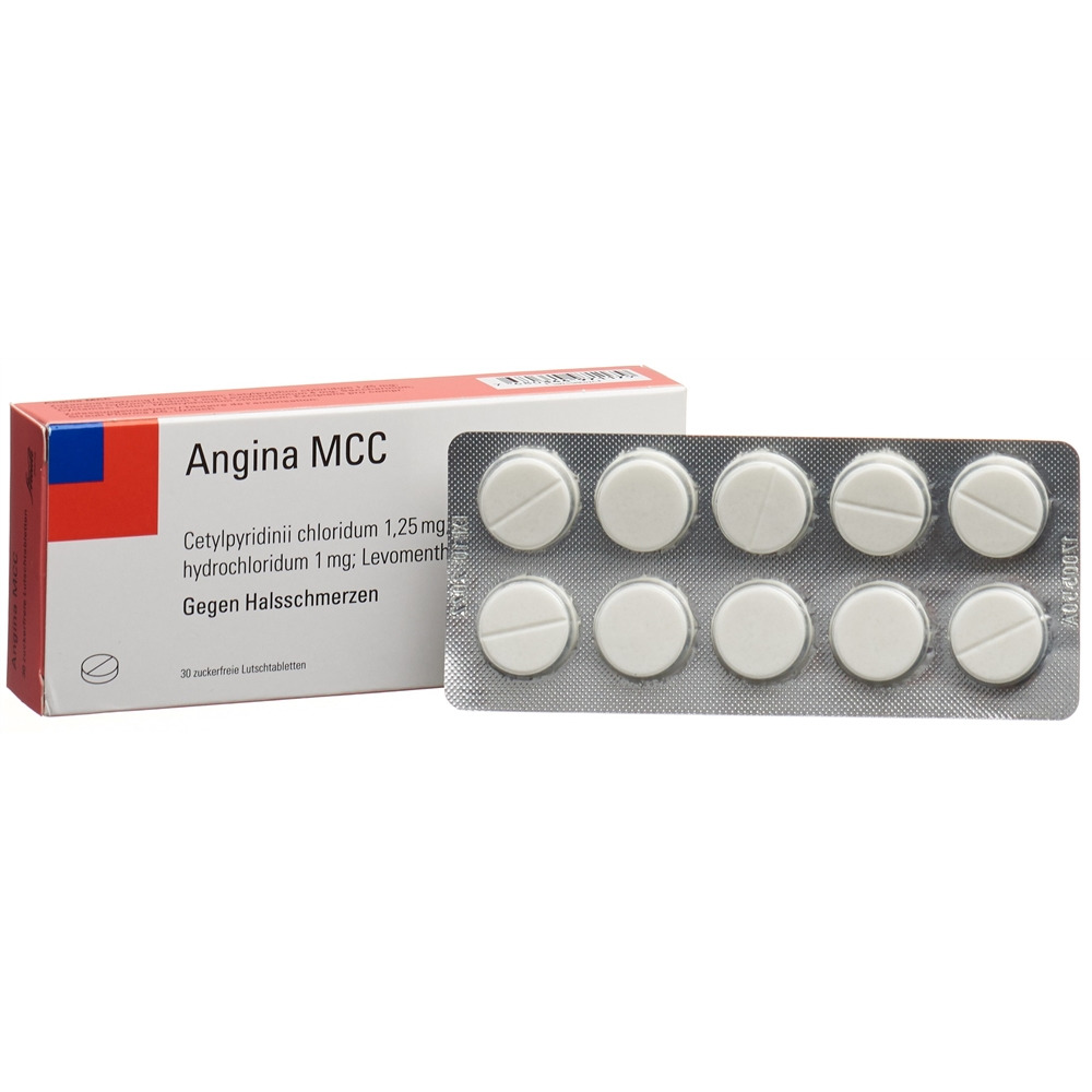 Angina MCC, Lutschtabletten