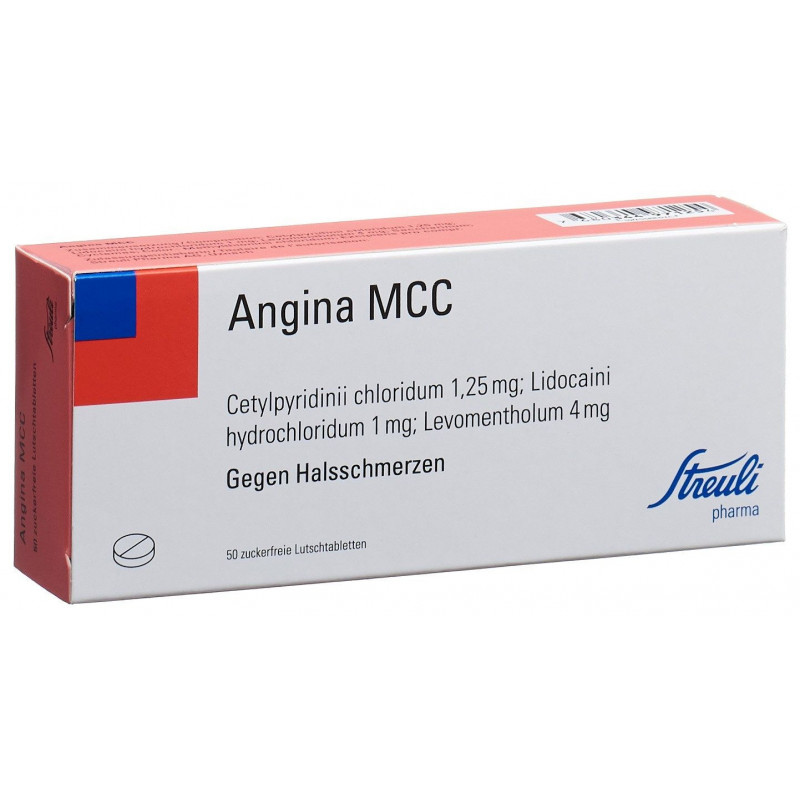 Angina MCC, Lutschtabletten
