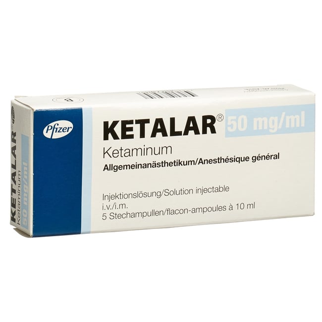 Ketalar 50 mg/ml, Injektions- (i.v., i.m.)/Infusionslösung (i.v.)