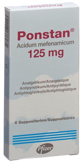 Ponstan 125 mg, Zäpfchen