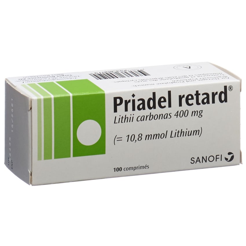 Priadel retard, Tabletten