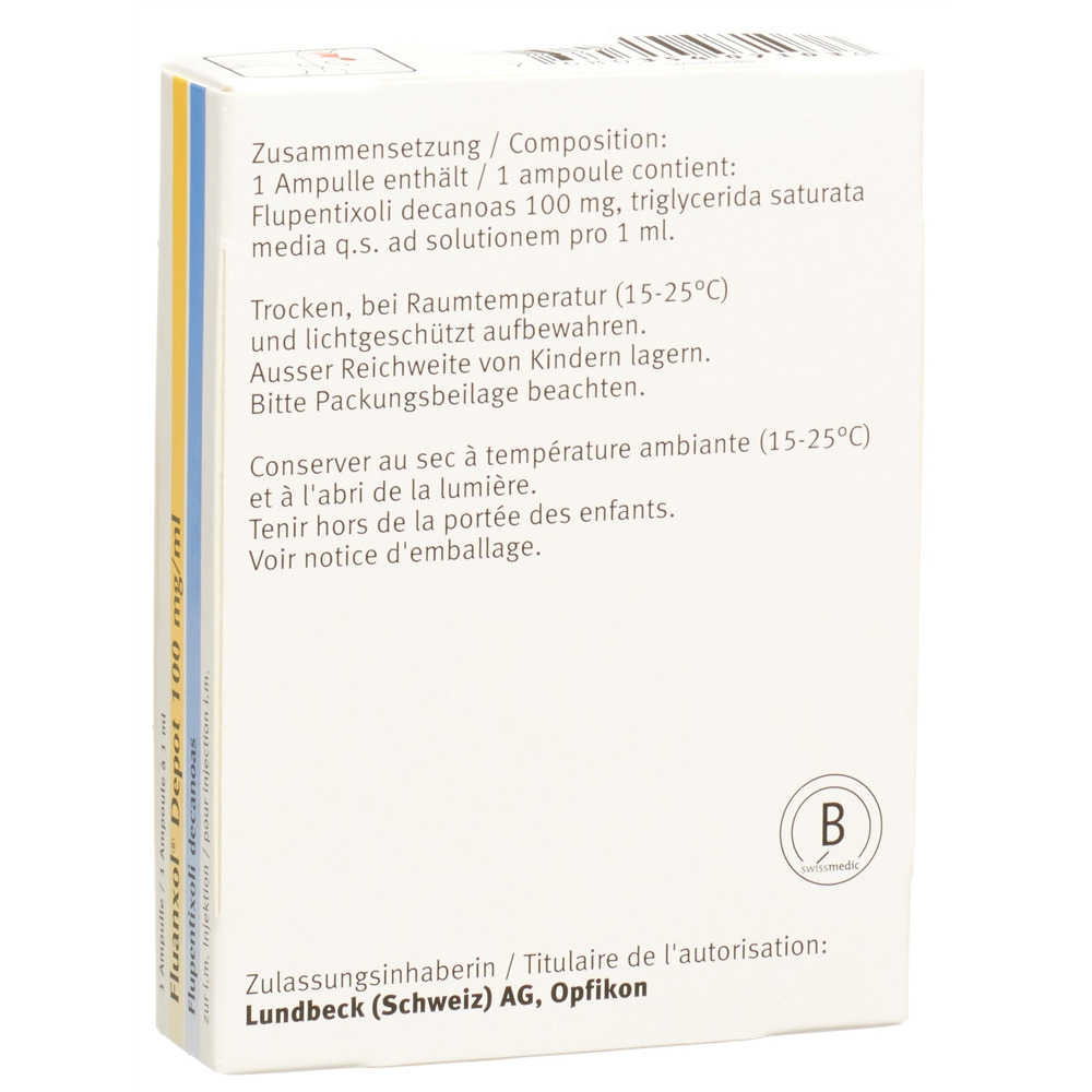 FLUANXOL Depot sol inj 100 mg/ml amp 1 ml