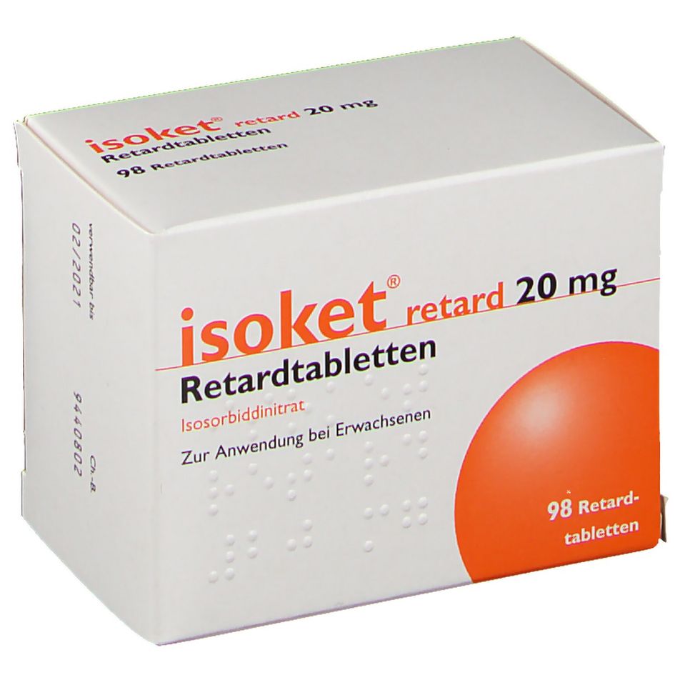 Isoket retard 20 mg, Retardtabletten
