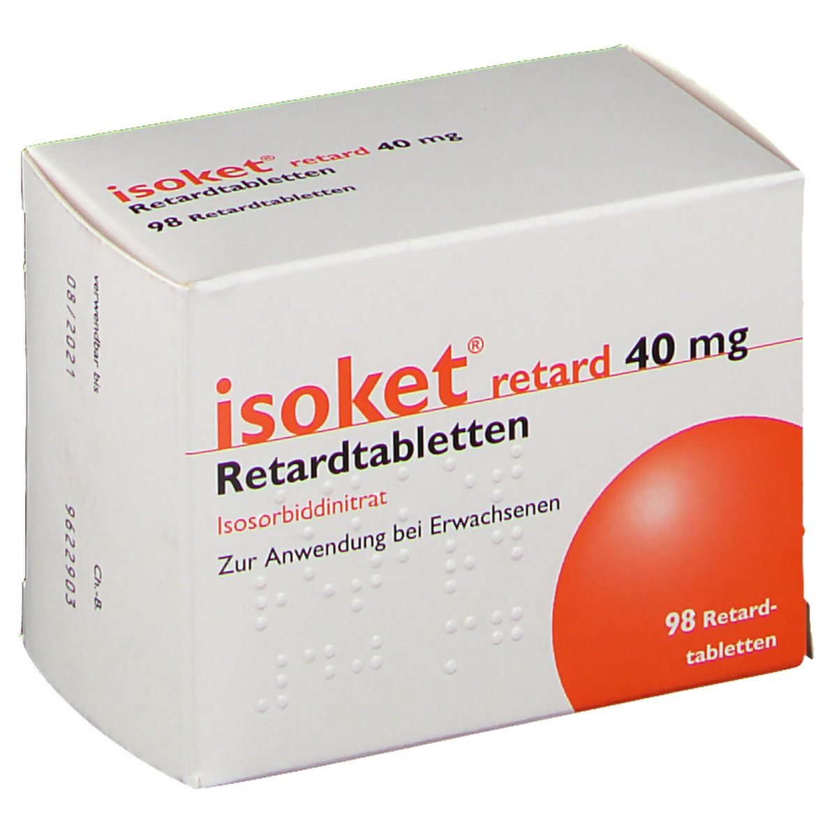 Isoket retard 40 mg, Retardtabletten