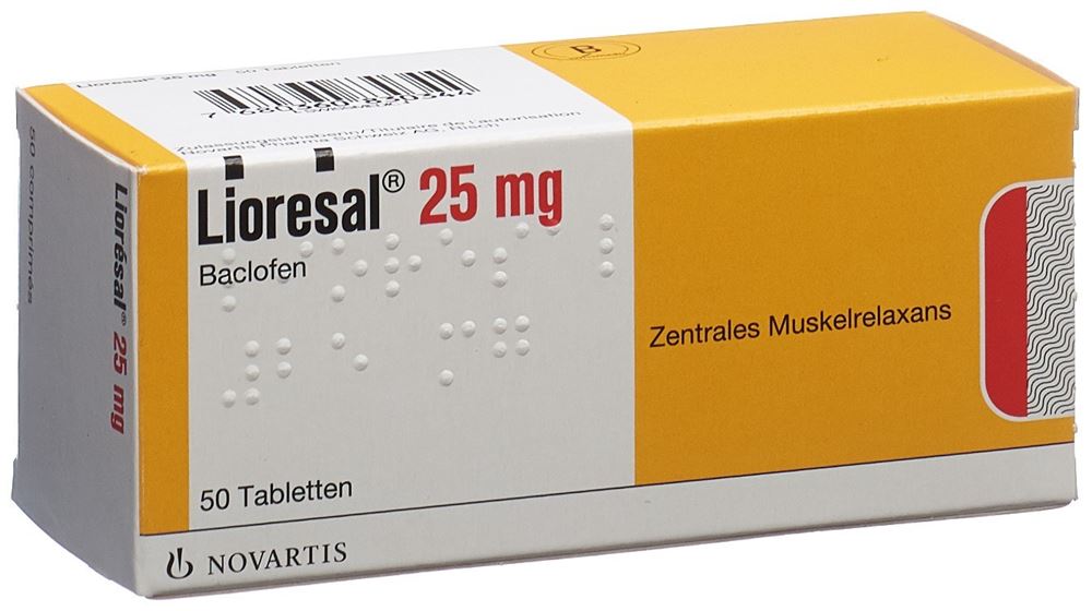 LIORESAL cpr 25 mg 50 pce