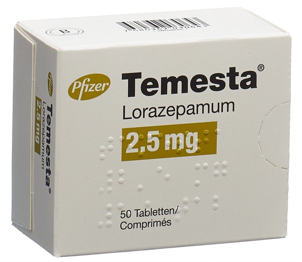 TEMESTA cpr 2.5 mg 50 pce