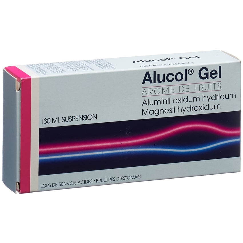 ALUCOL Gel susp fruit fl 130 ml