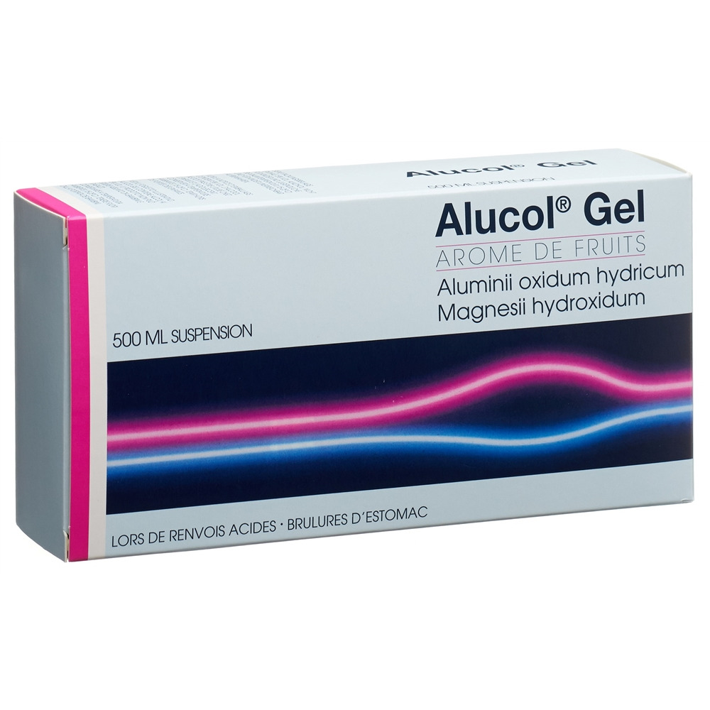 ALUCOL Gel susp fruit fl 500 ml